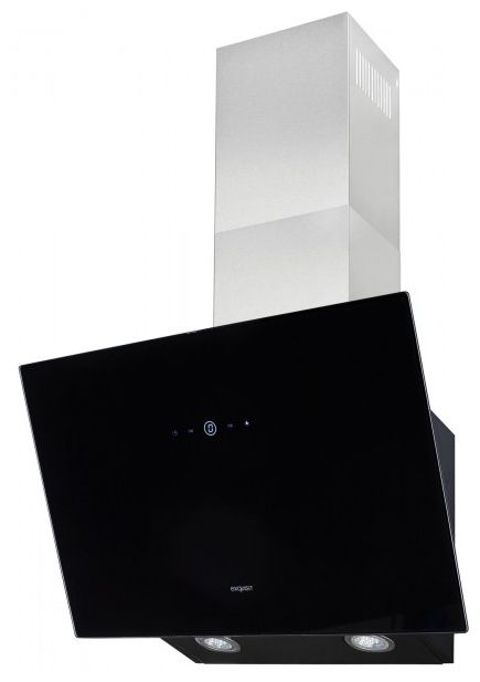 Abluft/Umluft Dunstabzugshaube/Esse Wand 60 cm (Schwarz) KFD60-8.1 