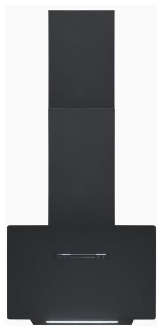 Abluft/Umluft Dunstabzugshaube/Esse Wand 60 cm (Schwarz) KFD603-120 