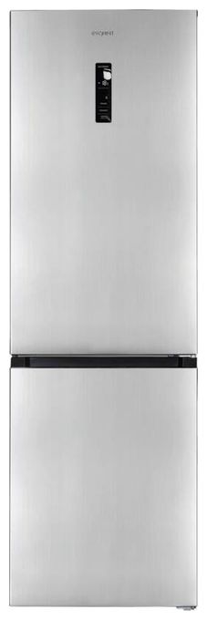243 l / 104 l Kühl-Gefrierkombi freistehend NoFrost 162 kWh Jahr  KGC350-105-NF-040C (Schwarz, Edelstahl) 