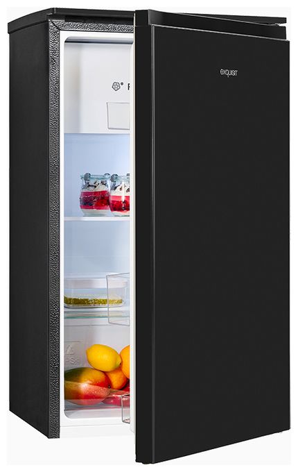 82 l / 75 l Tischkühlschrank EEK: E 125 kWh Jahr  KS117-3-010E (Schwarz) 
