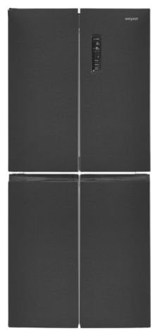 Side-by-Side Kühl-/ Gefrierkombination 271 l / 150 l 182 kWh NoFrost 1800 mm x 795 mm (Anthrazit, Edelstahl) MD425-150-040C 