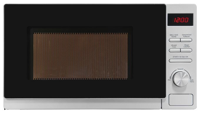 Standgeräte Solo 1050 W Größe: klein 5 Stufen Grill  MW2070-3GDI (Silber) 
