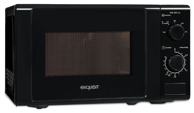 Freistehende Mikrowelle 700 W Größe: klein 5 Stufen  MW802 (Schwarz) 