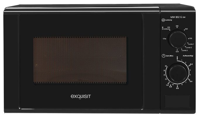 Standgeräte Solo 700 W Größe: klein 5 Stufen Grill  MW802 (Schwarz) 