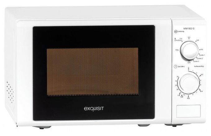 Standgeräte Solo 700 W Größe: klein 5 Stufen Grill  MW802G (Weiß) 