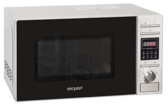 Freistehende Mikrowelle 700 W Größe: klein 5 Stufen  MW820DI (Silber) 