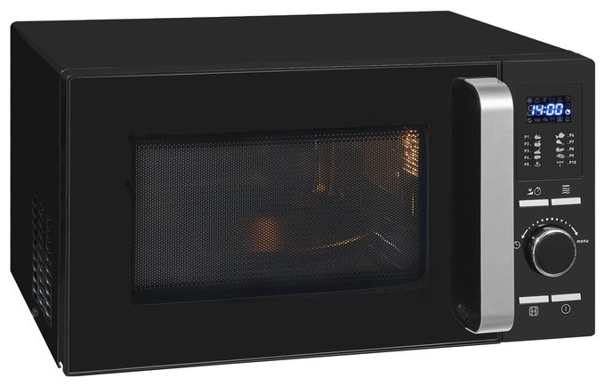 Freistehende Mikrowelle 900 W Größe: klein 11 Stufen Grill  MW8925-7 (Schwarz) 