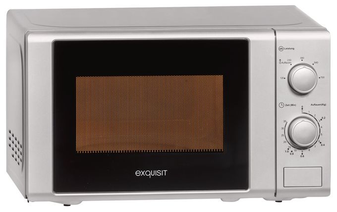 Freistehende Mikrowelle 700 W Größe: klein 5 Stufen  MW900-030 (Silber) 