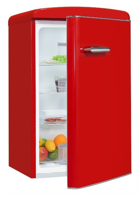 122 l Tischkühlschrank EEK: E 89 kWh Jahr  RKS120-V-H-160E (Rot) 