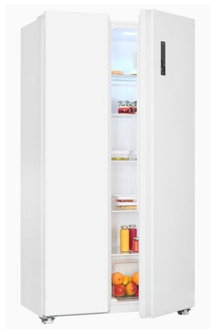 Side-by-Side Kühl-/ Gefrierkombination 291 l / 151 l 230 kWh NoFrost 1770 mm x 910 mm  SBS46-040D (Weiß) 