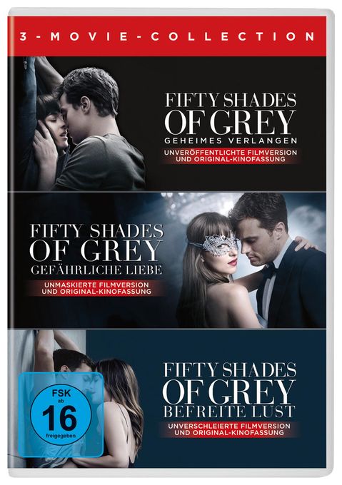 Fifty Shades of Grey 1-3 (DVD) 