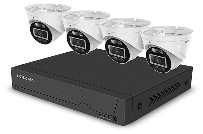 IP66 Außen LAN FNA108E-T4-2T 4er Set 