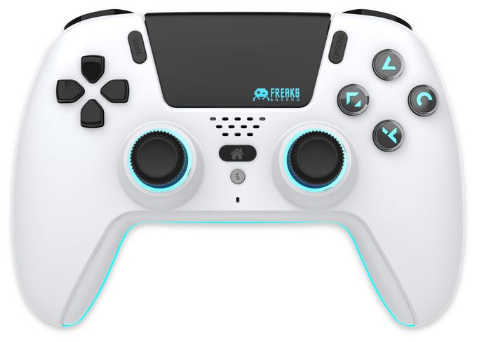 Gamepad für Android, PC, PlayStation 5, iOS  HW-1019 Wireless Bluetooth Controller (Schwarz, Weiß) 
