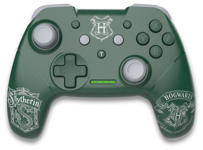 Analog Gamepad für Nintendo Switch  Wireless Controller Harry Potter Slytherin (Grün, Grau) 