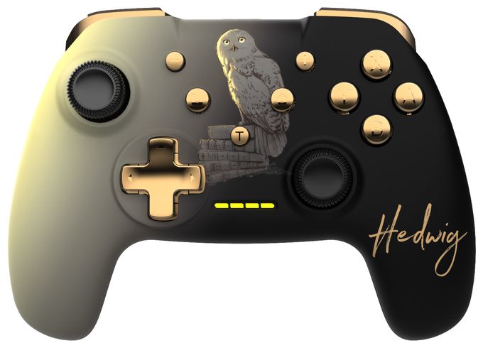 Gamepad für Nintendo Switch, Nintendo Switch OLED, PC  Wireless Controller Harry Potter Hedwig (Schwarz) 