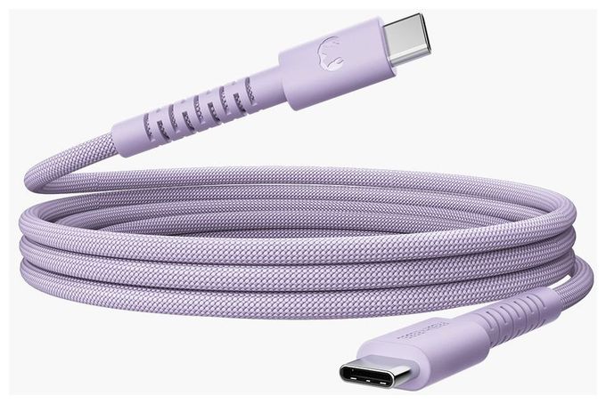 Stecker Rundkabel USB C auf USB C bis 100 W 2 m  2CCC201DL2 (Lila) 