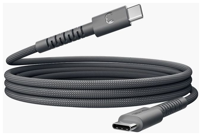 Stecker Rundkabel USB C auf USB C bis 100 W 2 m  2CCC201SG (Grau) 