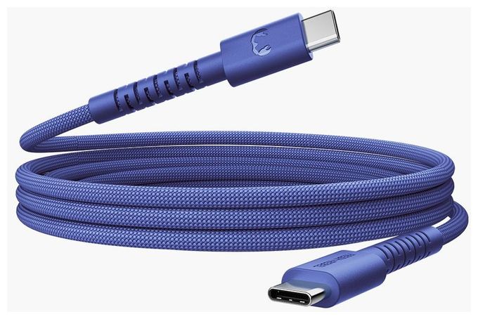 Stecker Rundkabel USB C auf USB C bis 100 W 2 m  2CCC201TB (Blau) 