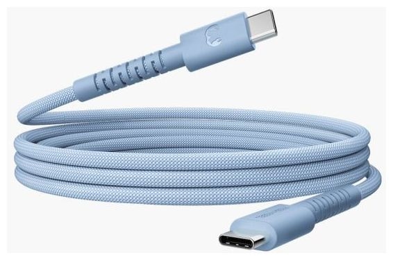 Stecker Rundkabel USB C auf USB C bis 100 W 2 m  2CCC201VB (Cyan) 