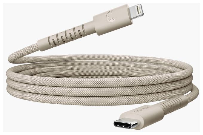 Stecker Lightning auf USB C 2 m  FlexWave (Beige) 