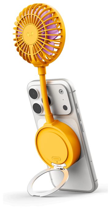 Handventilator  Magnetic Fan (Orange) 