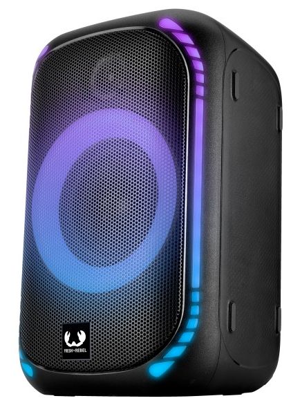 50 W Bluetooth Lautsprecher IPX7 Laufzeit bis 20 h  Party Loud Medium (Schwarz) 