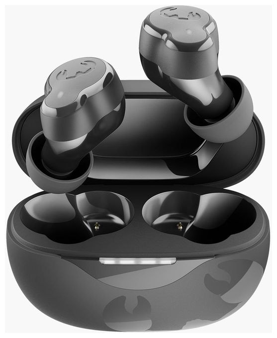 In-Ear Bluetooth Kopfhörer kabellos 7 h Laufzeit USB Typ-C  Twins Breez (Grau) 