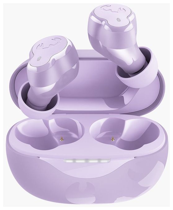 In-Ear Bluetooth Kopfhörer kabellos 7 h Laufzeit USB Typ-C  Twins Breez (Lila) 