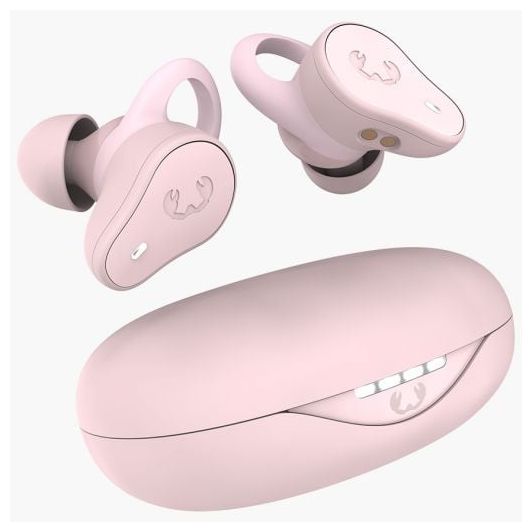 In-Ear Bluetooth Kopfhörer Kabellos TWS 6 h Laufzeit IPX4  Twins Move (Pink) 