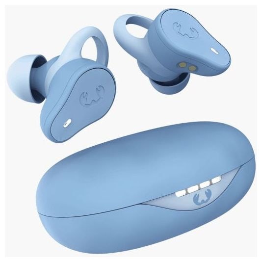 In-Ear Bluetooth Kopfhörer Kabellos TWS 6 h Laufzeit IPX4  Twins Move (Hellblau) 