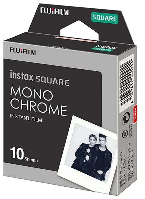 Instax Film 10 Shots SQUARE - Monochrome 