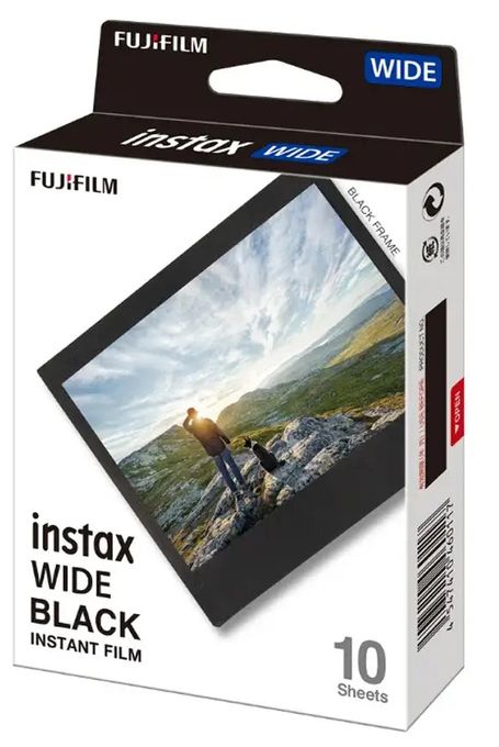 Instax Film 10 Shots WIDE - Black Frame 