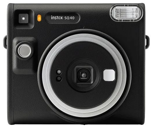 62 x 62 mm Sofortbild Kamera  Instax Square SQ40 (Schwarz) 