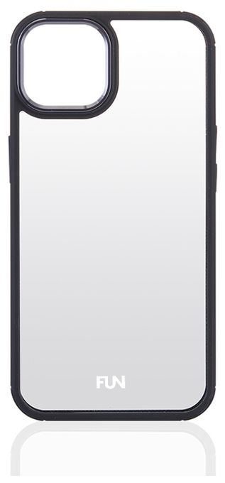 Cover für Apple iPhone 15 (Schwarz, Transparent) 20688 