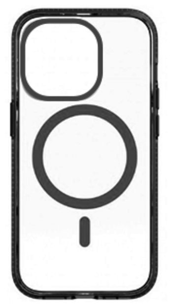 Cover für Apple iPhone 15 Pro Max (Schwarz, Transparent) 20731 