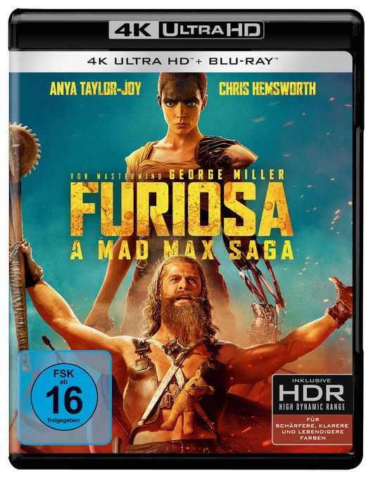 Furiosa: A Mad Max Saga (4K Ultra HD BLU-RAY + BLU-RAY) 