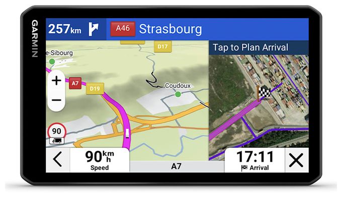 17,6 cm (6.95 Zoll) Navigationsgerät 32 GB Dezl LGV720 