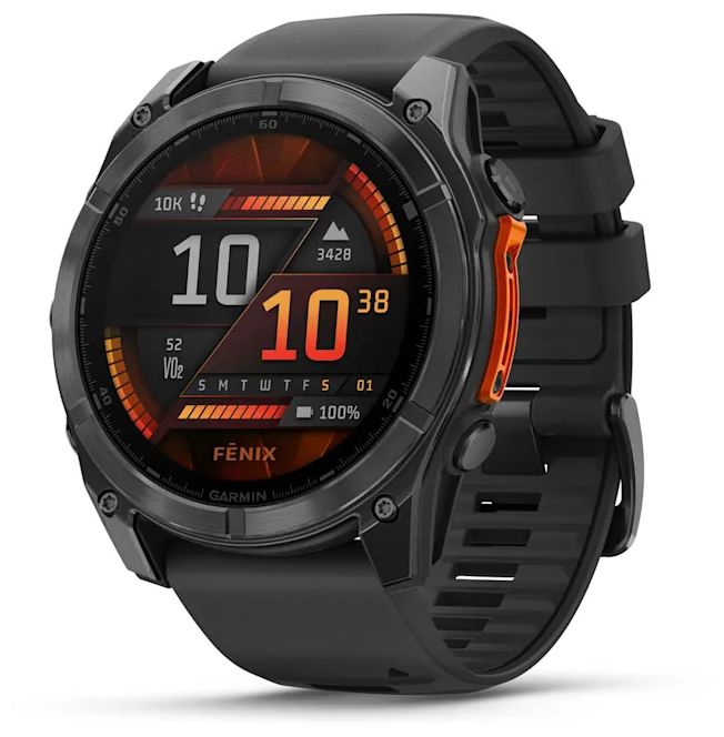 Digital 51 mm  Smartwatch Rund  Fenix 8 (Grau) 