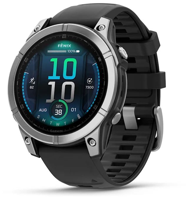 Digital 47 mm  Smartwatch Rund  Fenix E (Edelstahl) 