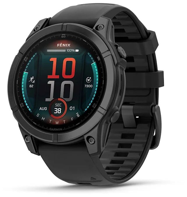 Digital 47 mm  Smartwatch Rund  Fenix E (Schwarz) 