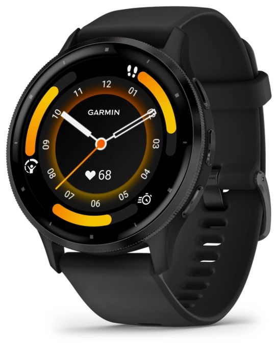 Digital 45 mm Smartwatch Rund  Venu 3 (Schwarz) 