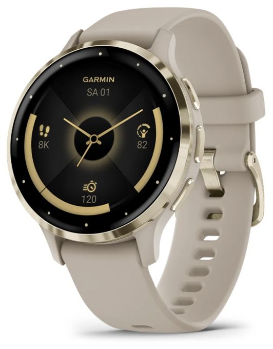 Digital 41 mm Smartwatch Rund  Venu 3S (Gold, Grau) 