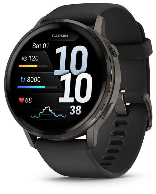 Digital 45 mm Smartwatch Rund 600 h  Venu 4 (Schwarz) 