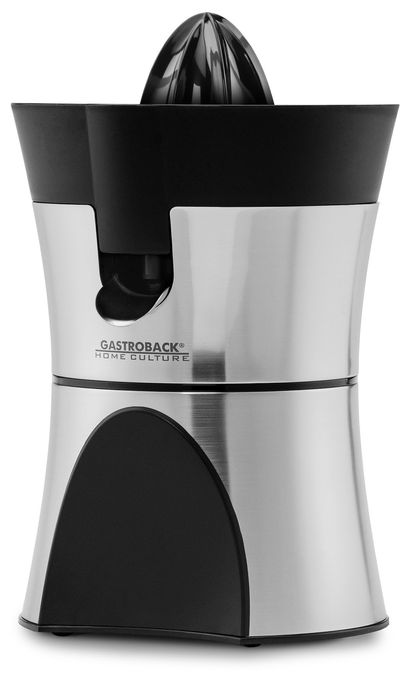 100 W  41138 Home Culture Zitruspresse (Schwarz, Edelstahl) 
