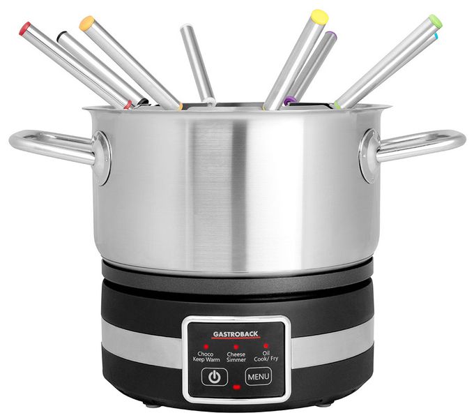 Fondue für 8 Personen 1200 W  42568 MultiCook 4-in-1 (Schwarz/Edelstahl) 