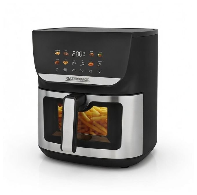 Heißluftfritteuse 8 l 2000 W  42585 Heat & Crisp Family (Schwarz, Edelstahl) 