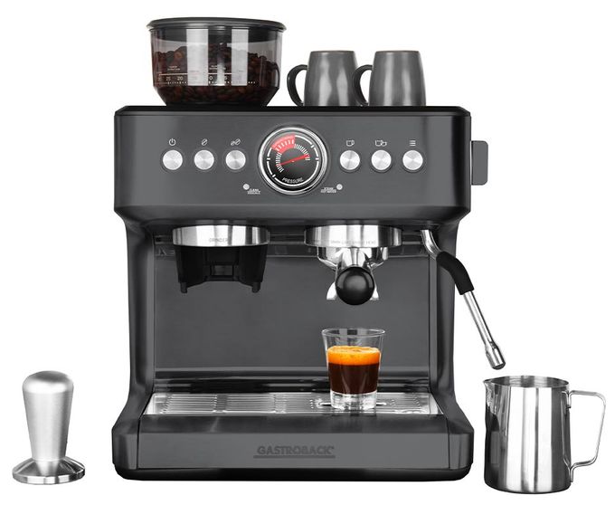 Siebträger Kaffeemaschine 15 bar 3000 W  42627 Design Advanced Urban Duo (Schwarz) 