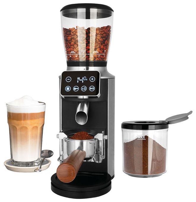 Kaffeemühle für 300 g 150 W (Schwarz, Transparent) 42644 Pro Touch 30 