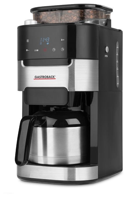 8 Tassen Filterkaffeemaschine 1,0 l  42711s Grind & Brew Pro Thermo (Schwarz, Edelstahl) 