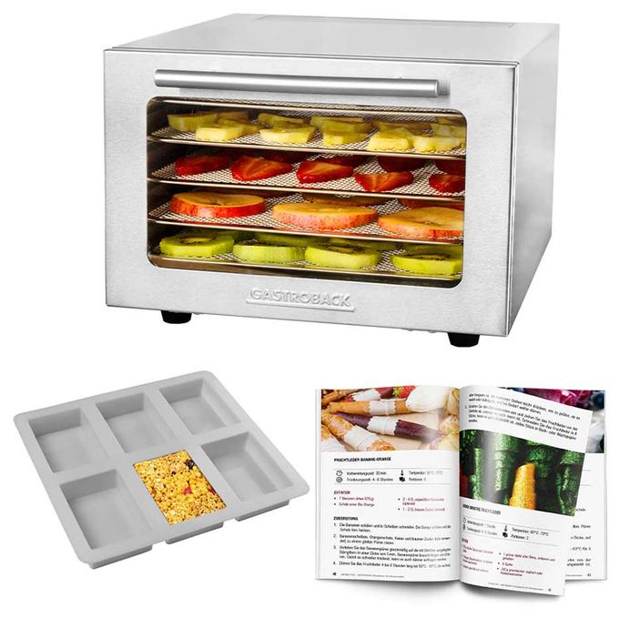 Dörrautomat 400 W 24 h Maximale Timer-Zeit 1 5 Dörrgitter 46604 Mini Professional 